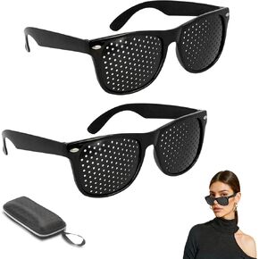 2-Pack Visual Relaxation Glasses Classic Style for Daily Screen Time & Eye Comfort, Light and Ultra Comfortable Glasses Frame for Daily Use in Kuwait