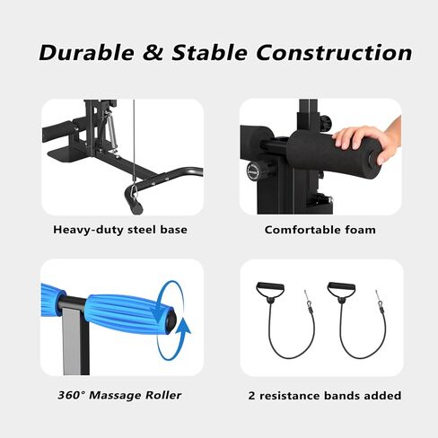 آلة القرفصاء من ديراسي، معدات تمرين الساق قابلة للتعديل، آلة القرفصاء العميق للنساء والرجال، آلة تمارين الغلوت للصالة الرياضية المنزلية in Kuwait