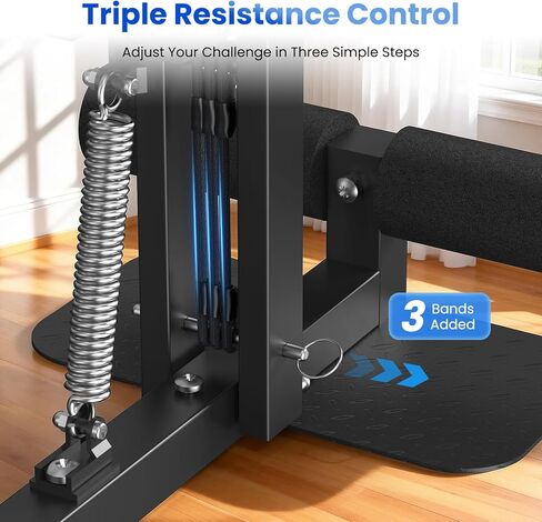 أعد بناء حياتك آلة القرفصاء العميقة، مدرب غلوت قابل للتعديل للارتفاع للنساء، معدات تمارين القلب والساق للجيم المنزلي، وتنحيف المؤخرة والفخذ in Kuwait