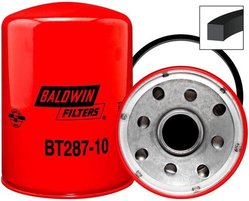 Baldwin BT287-10 فلتر هيدروليكي منخفض الضغط - الخيط 1 ½-16، OD 5.03" × الطول 7" - يستبدل دونالدسون P550388، Fleetguard HF6710، Wix 51759 وPH47 (عبوة من 6) in Saudi Arabia