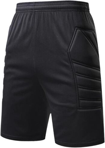 Soccer Goalkeeper Compression Shorts Ergonomic Fit Thigh Padded in Kuwait