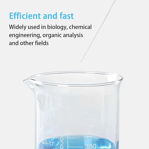 1000pcs Glass Capillary Tubes,100 mm Micro Glass Capillary Tubes,Tube Both Ends Open Glass Pipettes for TLC Spotting Lab Supplies,0.3mm ID,0.5mm OD,Pack of 1000 in Kuwait