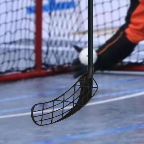 معدات استبدال شفرات عصي كرة الأرضية، رأس عصا الهوكي لكرة الأرضية لعصا مدببة بقطر 18 مم للأطفال البالغين، اليد اليمنى السوداء in Kuwait