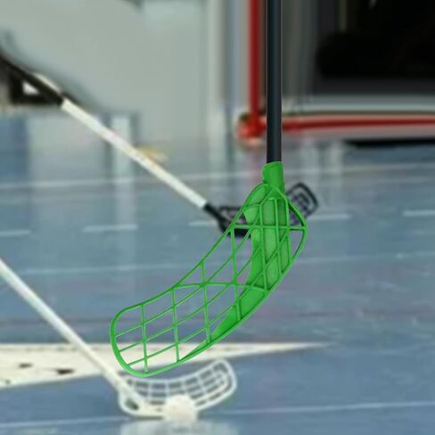 معدات استبدال شفرات عصي كرة الأرضية، رأس عصا الهوكي لكرة الأرضية لعصا مدببة بقطر 18 مم للأطفال البالغين، اليد اليمنى الخضراء in Kuwait