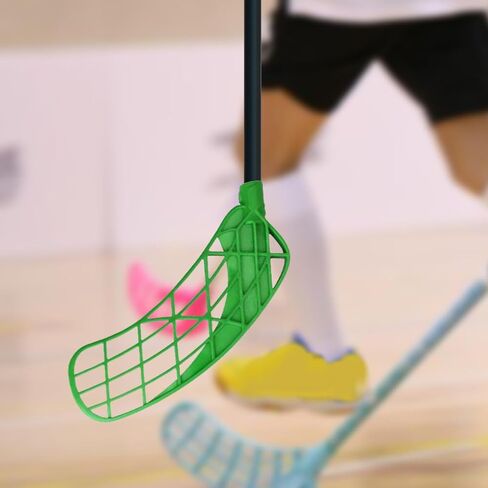 معدات استبدال شفرات عصي كرة الأرضية، رأس عصا الهوكي لكرة الأرضية لعصا مدببة بقطر 18 مم للأطفال البالغين، اليد اليمنى الخضراء in Kuwait