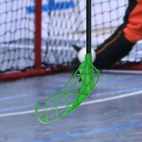 معدات استبدال شفرات عصي كرة الأرضية، رأس عصا الهوكي لكرة الأرضية لعصا مدببة بقطر 18 مم للأطفال البالغين، اليد اليمنى الخضراء in Kuwait