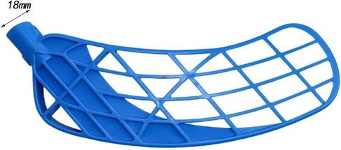 معدات استبدال شفرات عصي كرة الأرضية، رأس عصا الهوكي لكرة الأرضية لعصا مدببة بقطر 18 مم للأطفال البالغين، اليد اليسرى الزرقاء in Kuwait