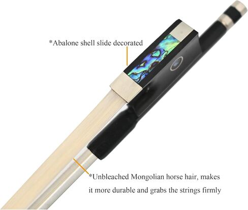 JYR Carbon Fiber Violin Bow 4/4 Full Size | Stable| Durable For Daily Practice in Saudi Arabia