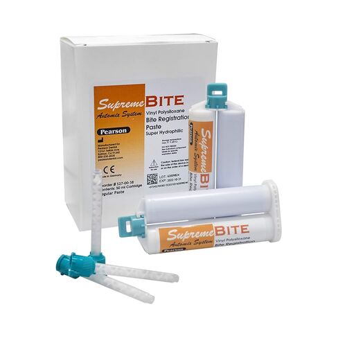 Dental Bite Registration Standard Package - 2x50ml Cartridge and Tips - Blue in Saudi Arabia