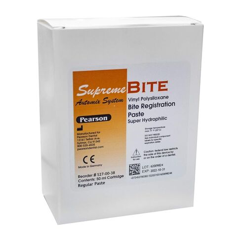 Dental Bite Registration Standard Package - 2x50ml Cartridge and Tips - Blue in Saudi Arabia