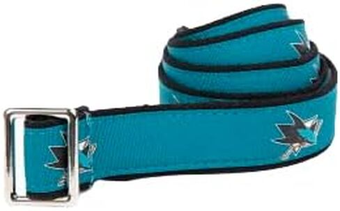GELLS San Jose Sharks NHL Hockey Belt Officially Licensed With Stainless Steel Buckle And Logo Tin in Kuwait