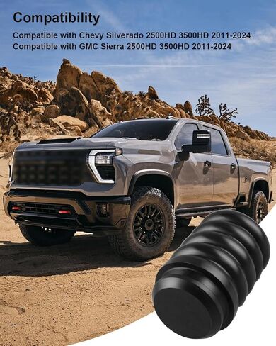 SSR-207-47 نوابض مساعد الهواء الخلفية مناسبة لسيارة Chevy Silverado 2500 3500 HD 2011-2024، مناسبة لـ GMC Sierra 2500 3500 HD 2011-2024، أسود in Kuwait