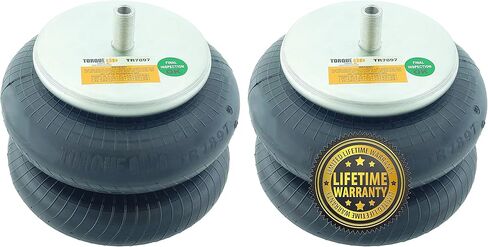 2 pack of TORQUE Double Convoluted Air Spring Bag (Replaces Firestone 7897, W01-358-7897, Hendrickson 2878, S-23114, C-23114) (2 x TR7897) in Saudi Arabia