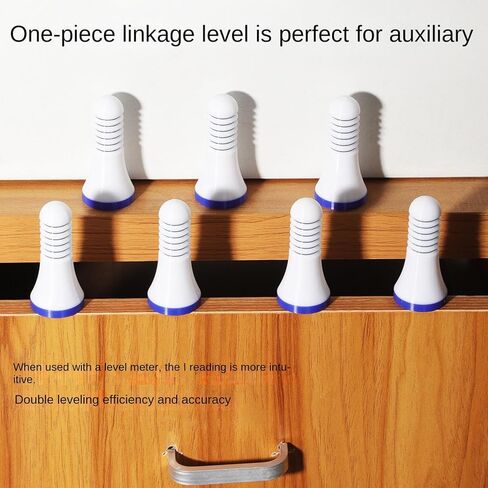 Furniture Levelers,4-Piece Alignment Measuring Block - Desk Precision Level - for Home Renovation, Tile, Picture, Framing, Electrical, Plumbing, Concrete, Drywall in Kuwait