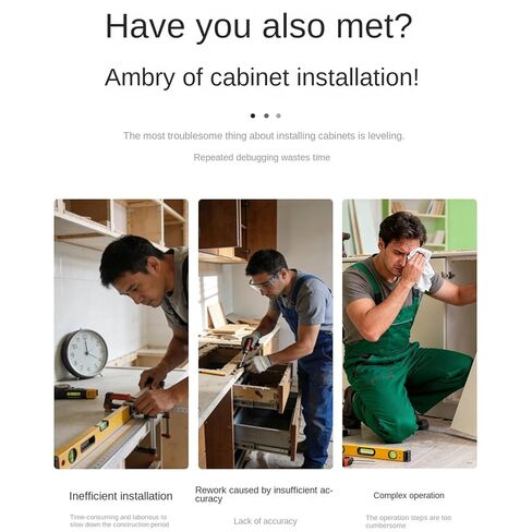 Furniture Levelers,4-Piece Desk Alignment Gadgets,High-Precision Cupboard Leveler | for Home Renovation, Tile, Picture, Framing, Electrical, Plumbing, Concrete, Drywall in Kuwait