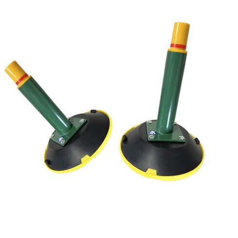 Heavy-Duty Suction Cups with Metal Handle, 6 Inch 2-Pack, 150 lbs Lifting Capacity Vacuum Lifters for Glass, Granite, Tile & Curved Surfaces - Industrial Grade Handheld Suction Gripper in Kuwait