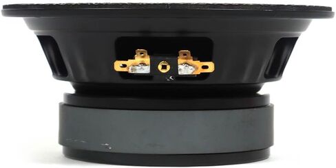 Genius Audio MR1065BP 6.5 بوصة مكبرات صوت متوسطة المدى 1000 واط بحد أقصى 500 واط RMS Pro Audio رصاصة بلاستيكية - مغناطيس الفريت 4 أوم - 2 مكبرات صوت in Saudi Arabia