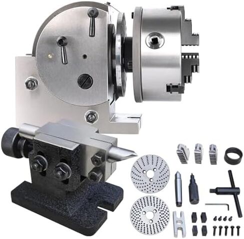 مجموعة طحن الرأس المقسمة مع ظرف ثلاثي الفك وغراب خلفي لآلات الطحن والطحن والحفر الدقيقة - مثالية للأعمال المعدنية والمشروعات الهندسية in Saudi Arabia