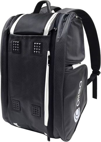 Aireo Black Pickleball Backpack with Shoe Compartment and Hook Strap,Large Pickleball Bag, Multi-Pocket Pickleball Gifts in Saudi Arabia