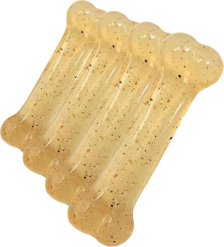 Nylabone Original Bone Flexi Chew Toy for Dogs, Dog Toys for Moderate Chewers, Chicken Flavor, Medium - Up to 35 lbs, 1 Count in Saudi Arabia
