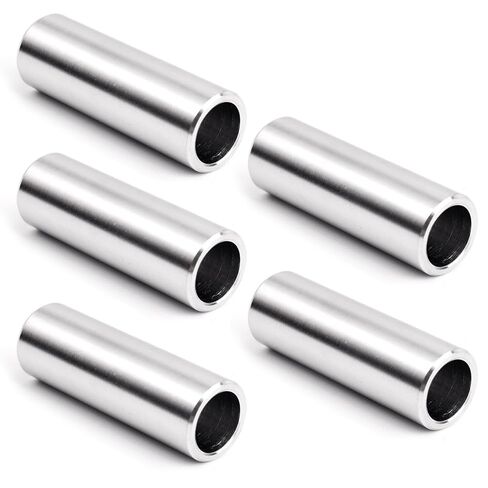 5 قطع فاصل من الفولاذ المقاوم للصدأ، فاصل معدني دائري للمسامير والقضبان، جلبة لولبية بلمسة نهائية سادة (5، 3/8 بوصة × 1/2 بوصة × 1-1/2 بوصة) in Kuwait