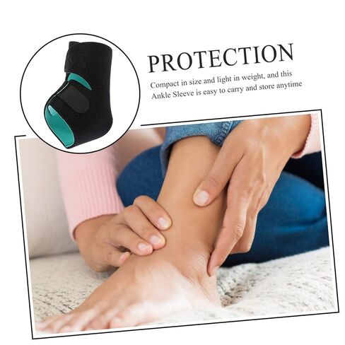 Adjustable Ankle Protector Sleeve Breathable Compression Ankle Wrap for Sports Running Fitness Comfortable Support Flexible Design for Athletes in Saudi Arabia