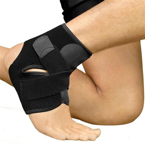 Safety Ankle Support Adjustable Gym Running Protection Foot Bandage Elastic Ankle Brace Band Anti-slip Guard Sport Fitness Support in Saudi Arabia