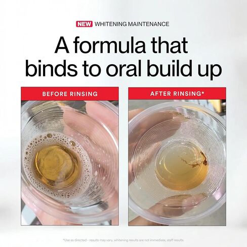 Hismile iD Stain Whitening Mouthwash, Gunk Removing Mouthwash for Fresh Breath, Hydrogen Peroxide Mouthwash to Promote Whiter Teeth, Peroxide Rinse with Essential Oils 237ml in Kuwait