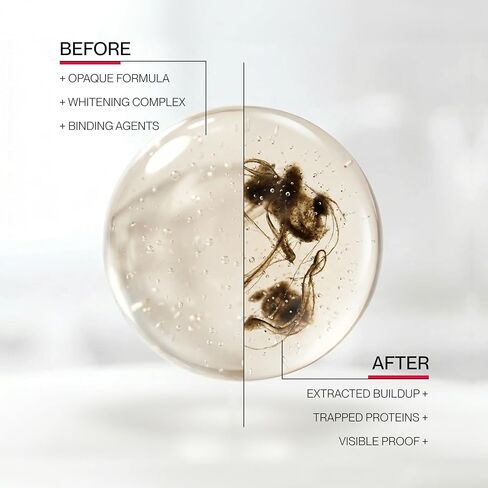 Hismile iD Stain Whitening Mouthwash, Gunk Removing Mouthwash for Fresh Breath, Hydrogen Peroxide Mouthwash to Promote Whiter Teeth, Peroxide Rinse with Essential Oils 237ml in Kuwait