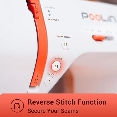 EOC02 Sewing Machine,Computerized Full Featured Machine Sewing with 200 Stitches,7 Feet,LCD Display,Wide Table,Sewing Machine for Beginners,(EOC2720) in Kuwait