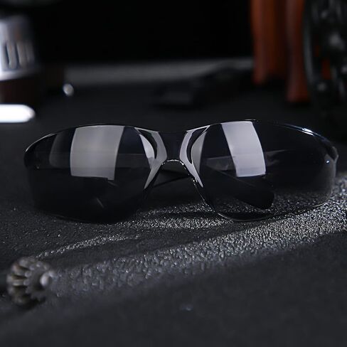 Queekay 20 Pcs Safety Glasses for Men and Women Anti-fog Proof Eye Goggles Scratch Impact and UV Protection for Lab Science(Gray) in Saudi Arabia