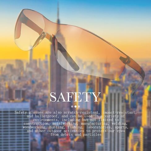 Queekay 24 Pairs Safety Glasses Unisex Anti Scratch Protective Goggles Impact Resistant Lens Eyewear in Saudi Arabia