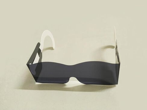 Generic Post Mydriatic Spectacles with Paper Temples Big size Box of 100pcs, 49mmx128mm, Metal Gray in Kuwait