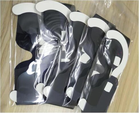 Generic Post Mydriatic Spectacles with Paper Temples Big size Box of 100pcs, 49mmx128mm, Metal Gray in Kuwait