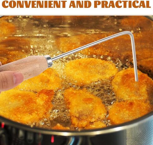 قوالب Kichvoe Bunuelos بمقبض: قوالب تيمبال من سبائك الألومنيوم وقوالب الوافل، 32 سم، لقلي كعك الوافل والخضروات وكعك الروبيان والفطائر in Kuwait