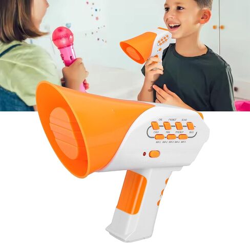 Kids Voice Changer, Durable Kids Megaphone Voice, 7 Changing Modes & 5 Music Modes, Easy To Use, Funny ABS Changing Toy for Boys and Girls, 5.12x4.13x2.56in in Saudi Arabia