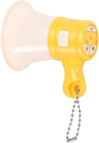 Focket Mini Megaphone, Loop Recording Clear Sound High Volume Portable Megaphone, Voice Amplifier with for Outdoor Events School Activities Promotions in Saudi Arabia