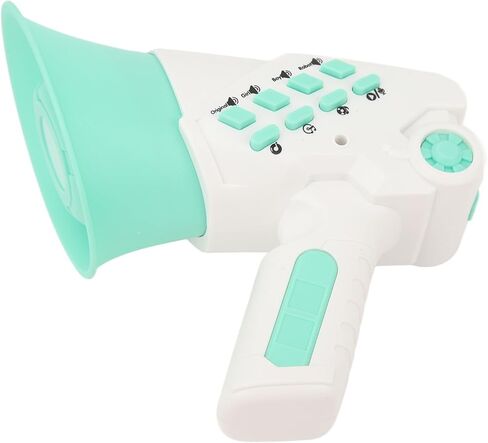 Funny Voice Changer Amplified Megaphone Toy for Kids, Perfect for Costumes and Playtime, Light Green Plastic, Battery Operated in Saudi Arabia