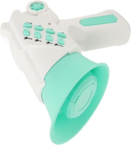 Funny Voice Changer Amplified Megaphone Toy for Kids, Perfect for Costumes and Playtime, Light Green Plastic, Battery Operated in Saudi Arabia