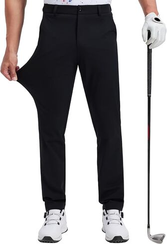 QPNGRP Men's Golf Pants 29"/31"/33" Inseam Stretch Casual Work Dress Pants in Kuwait