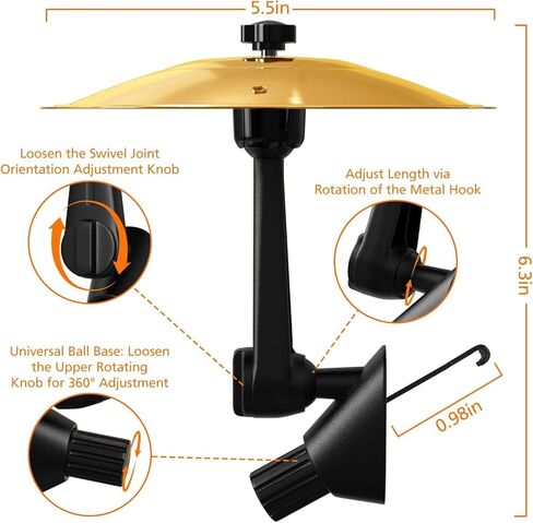 Mini Drum Crash Cymbal - For Drummer Friends' Crash Cymbal Air Vent & Dashboard Accessory for Drummers & Music Enthusiasts | Universal Fit | Turn Traffic Into a Fun Jam Session (Gold) in Saudi Arabia