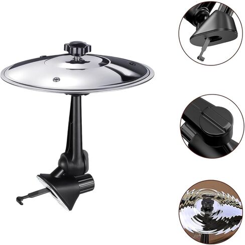 Car Cymbal Air Vent Mini Drum Set - Premium Sound Compact Durable Car Accessory for Drummer Music Lovers Gift, Ideal for Stationary Vehicle Jam Sessions in Saudi Arabia