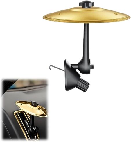 صنج تصادم السيارة - اجعل القيادة ممتعة! سهل التركيب، جيد لقارعي الطبول ومحبي الموسيقى، ذهبي in Kuwait