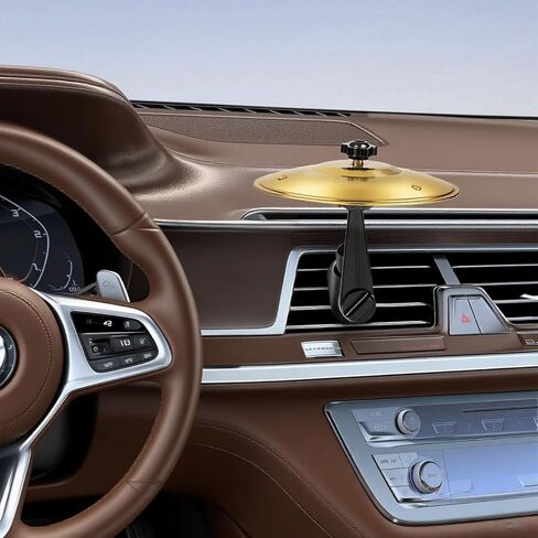 صنج تصادم السيارة - اجعل القيادة ممتعة! سهل التركيب، جيد لقارعي الطبول ومحبي الموسيقى، ذهبي in Kuwait