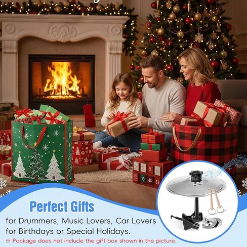 PIFOOG 2 Pack Car Cymbal Air Vent Mini Drum Sticks Clip on Car Crash Cymbals Set Auto Musical Symbol Driving Fun Gifts for Music Drummer Lovers Adjustable Metal Alloy Silver Gadgets in Saudi Arabia