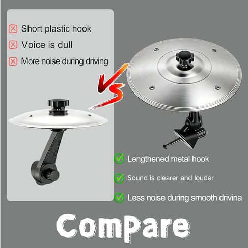 2PCS Car Cymbal Air Vent, Car Drum Cymbal Air Vent Clip, Mini Metal Crash Cymbal Air Vent Clip, for Fun Accessory for Drummers and Music Lovers, Fits Most Vehicles,with Drum Stick in Saudi Arabia