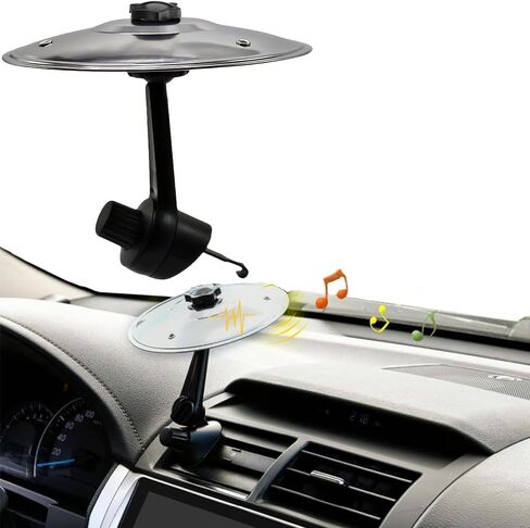 Car Crash Cymbal Air Vent, Mini Drum Cymbal For Music Lovers, Easy Clip-On Cymbal, Fits Most Vehicles, Beats Boredom (Silver) in Saudi Arabia