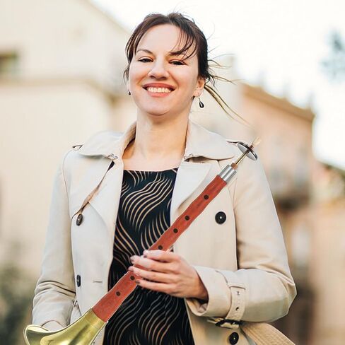 D Key Suona Wind Instrument Red Sandalwood Ethnic Chinese Horn with Plastic Reed Traditional Folk Music Instrument Suitable for Students and Entry-level Players Random Color in Kuwait