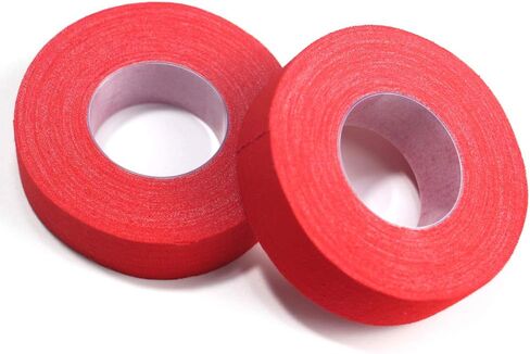 LEONARK Fencing Foil Blade Protective Tape - Red 10M (32.8ft) Durable Fabric Tape for Foil Sword Maintenance, 2cm (0.8in) Width, 7.5cm (3in) Roll Diameter in Kuwait