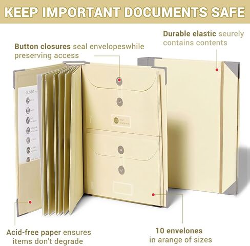 in Case I Die Binder with Labels, End of Life Planner Organizer Binder, Life Document Organizer Kit for Important Papers, Death Binder for When I Die Planning, Estate Folio Organizer for Families in Kuwait